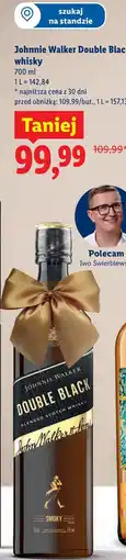 Lidl Johnnie Walker Double Black, whisky oferta