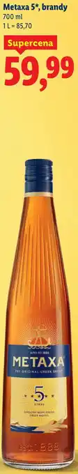 Lidl Metaxa 5*, brandy oferta