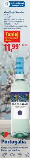 Lidl Vinho Verde, Ramadas oferta