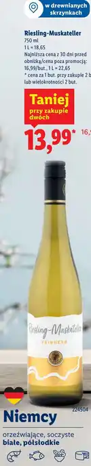 Lidl Riesling-Muskateller oferta
