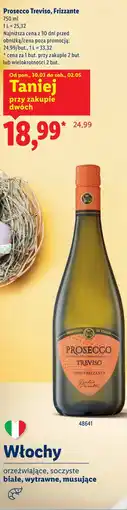 Lidl Prosecco Treviso, Frizzante oferta