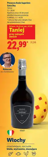 Lidl Prosecco Asolo Superiore Extra Dry oferta