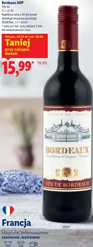 Lidl Bordeaux AOP oferta