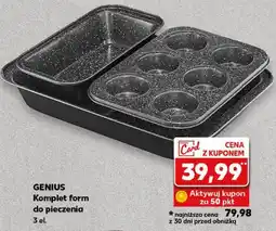 Kaufland GENIUS Komplet form do pieczenia 3 el oferta