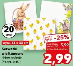 Kaufland Serwetki wielkanocne oferta