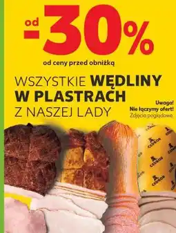 Kaufland Wszystkie wędliny w plastrach z naszej lady oferta