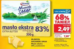 Kaufland MLEKPOL MAZURSKI SMAK Masło ekstra oferta