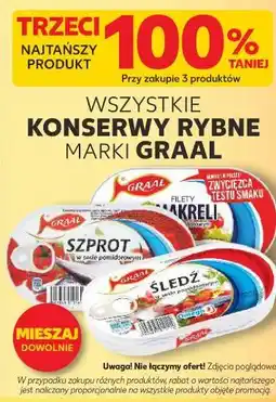 Kaufland Wszystkie konserwy rybne marki Graal oferta