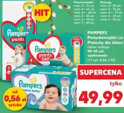 Kaufland PAMPERS Pieluchomajtki lub Pieluchy dla dzieci oferta