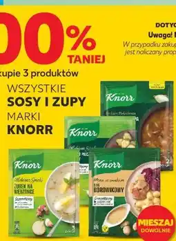 Kaufland WSZYSTKIE SOSY I ZUPY MARKI KNORR oferta
