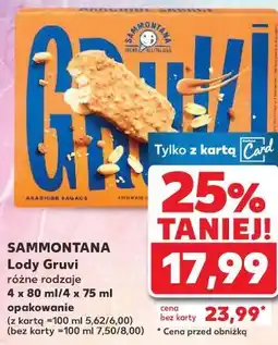 Kaufland SAMMONTANA Lody Gruvi oferta