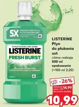 Kaufland LISTERINE Płyn do płukania ust oferta