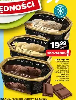 Netto Lody bakaliowe Grycan oferta