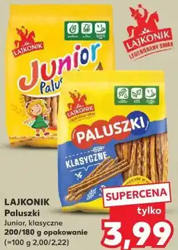 Kaufland Lajkonik Paluszki Junior oferta