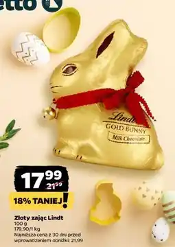 Netto Zając z czekolady Lindt oferta