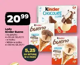 Netto Lody orzechowe Kinder Bueno oferta