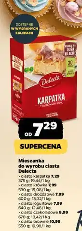 Netto Brownie mocno czekoladowe Delecta oferta