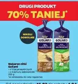 Netto Makaron nitki z 4 jaj kury zielononóżki Goliard oferta