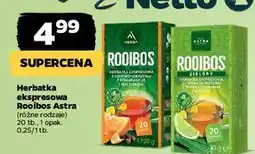 Netto Herbata z pomarańczą i goździkiem Astra Rooibos oferta