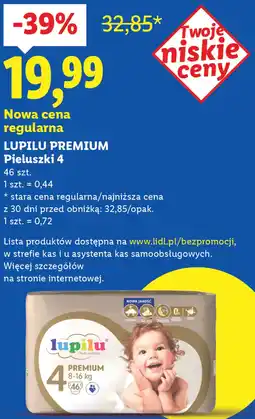 Lidl LUPILU PREMIUM Pieluszki 4 oferta