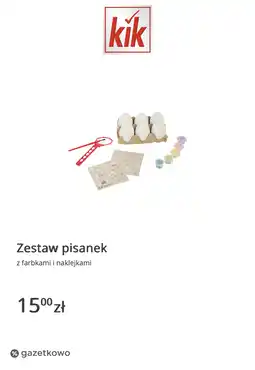 KiK Zestaw pisanek oferta