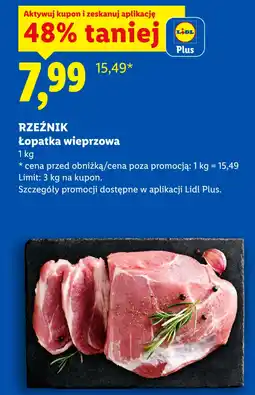 Lidl RZEŹNIK Łopatka wieprzowa oferta