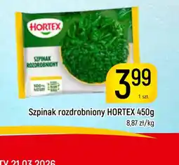 Delikatesy Piotruś Pan Szpinak rozdrobniony Hortex oferta