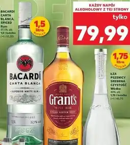 Kaufland BACARDI CARTA BLANCA, SPICED Rum oferta