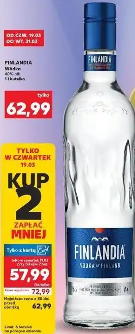 Kaufland FINLANDIA Wódka oferta