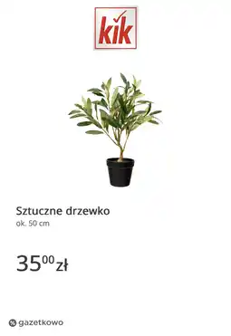 KiK Sztuczne drzewko oferta