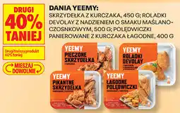 Biedronka Dania Yeemy: Skrzydełka z kurczaka, Roladki Devolay, Polędwiczki panierowane z kurczaka oferta