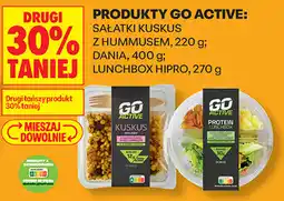 Biedronka Produkty Go Active: Sałatki kuskus z hummusem, Dania, Lunchbox Hipro oferta