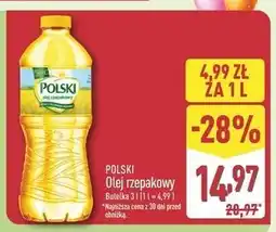 ALDI Olej rzepakowy Polski oferta