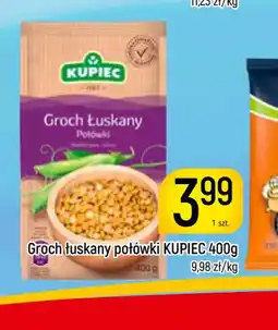 Delikatesy Piotruś Pan Groch łuskany połówki Kupiec oferta
