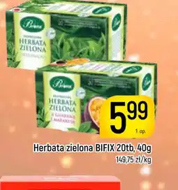 Delikatesy Piotruś Pan Herbata zielona BIFIX oferta