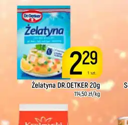 Delikatesy Piotruś Pan Zelatyna Dr. Oetker oferta