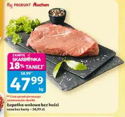 Auchan Łopatka bez kości oferta