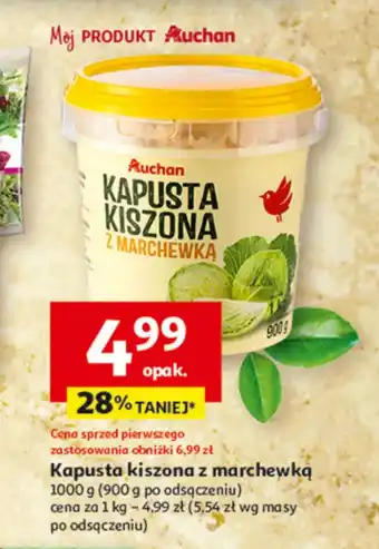 Auchan Kapusta kiszona Auchan oferta