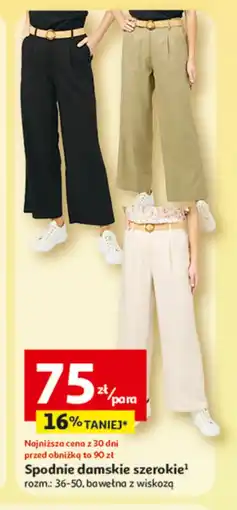 Auchan Spodnie damskie Inextenso oferta