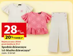 Auchan Spodnie dziewczęce O oferta
