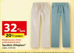 Auchan Spodnie chłopięce oferta
