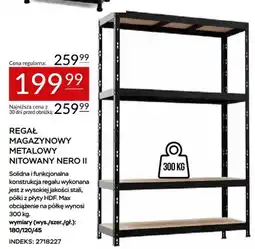 Abra Regał magazynowy metalowy nitowany Nero II oferta