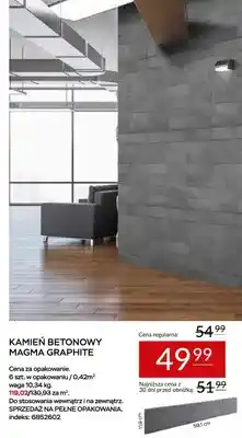 Abra Kamień betonowy Magma Graphite oferta