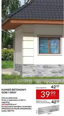 Abra Kamień betonowy Gobi 1 Gray oferta