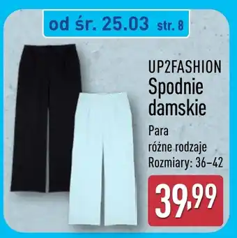 ALDI Spodnie damskie Up2Fashion oferta