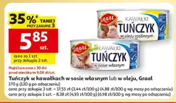 Auchan Tuńczyk w sosie własnym Graal oferta