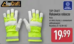 ALDI Rękawiczki robocze Top Craft oferta
