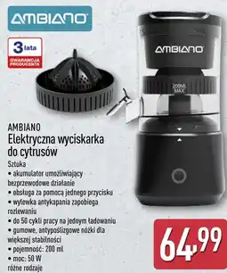 ALDI Wyciskarka cytrusów Ambiano oferta