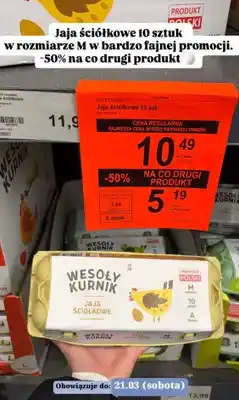 ALDI Jaja ściółkowe 10 szt oferta