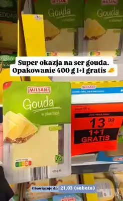 ALDI Ser Gouda w plastrach oferta